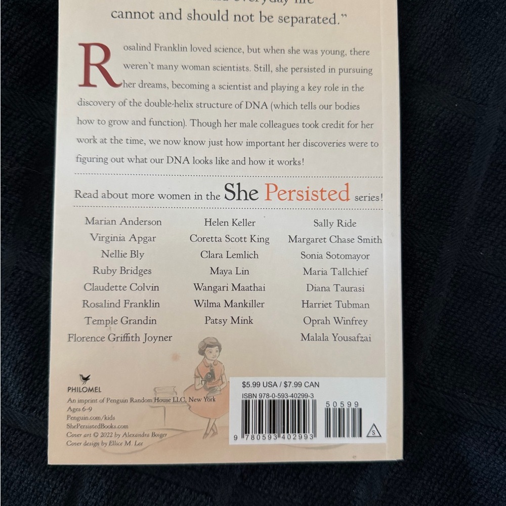 She Persisted: Rosalind Franklin Book - Picture 2 of 2